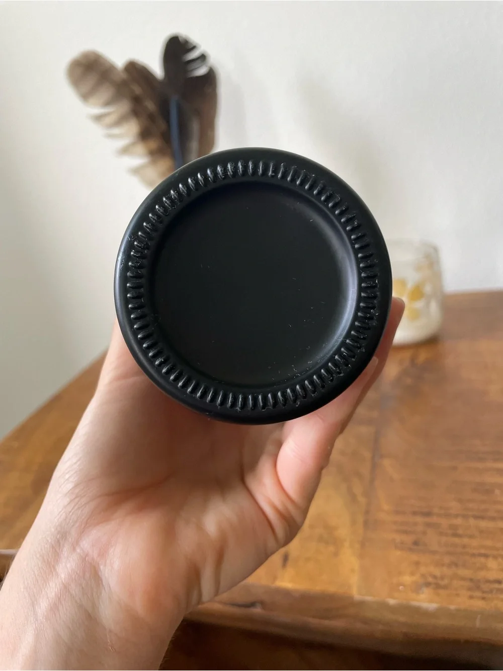 Matte Black Ceramic Soap Pump Dispenser